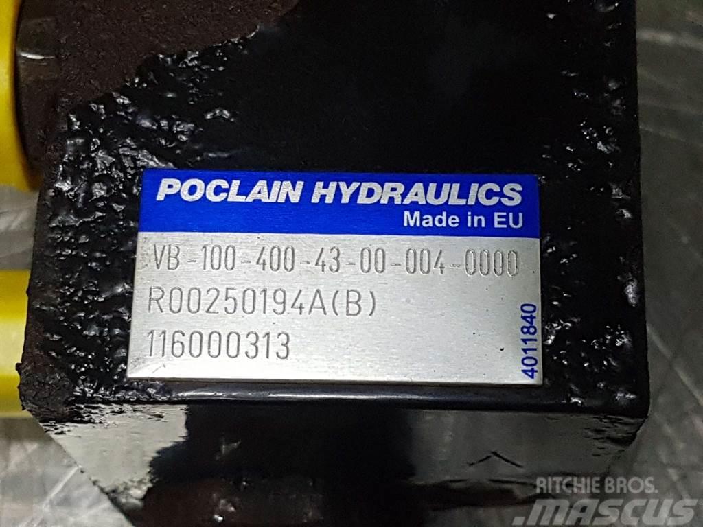 Ahlmann AZ210E-Poclain VB-100-400-43-00-004-Valve/Ventile Hydraulics