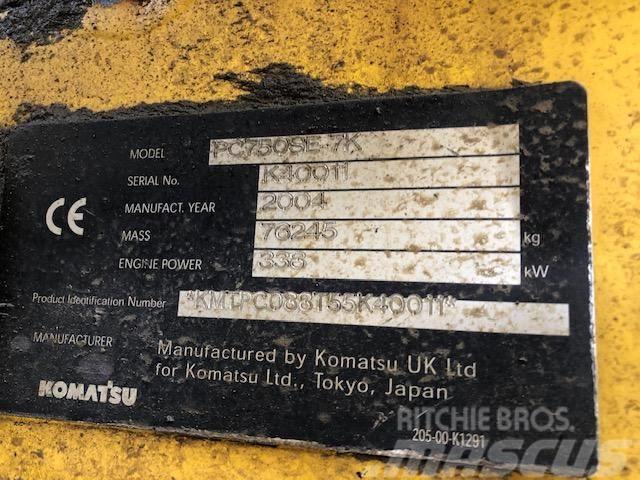 Komatsu PC 750 SE-7K Crawler excavators