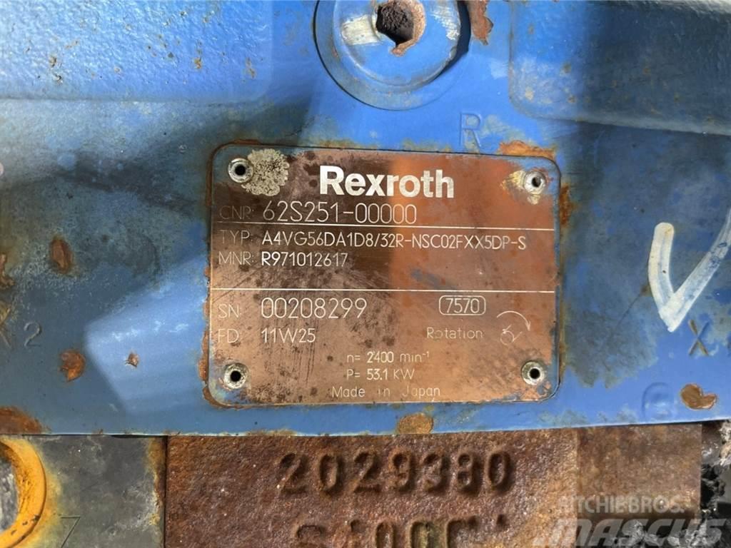Hitachi ZW95LSD-Rexroth A4VG56DA1D8/32R-Drive pump/Rijpomp Hydraulics