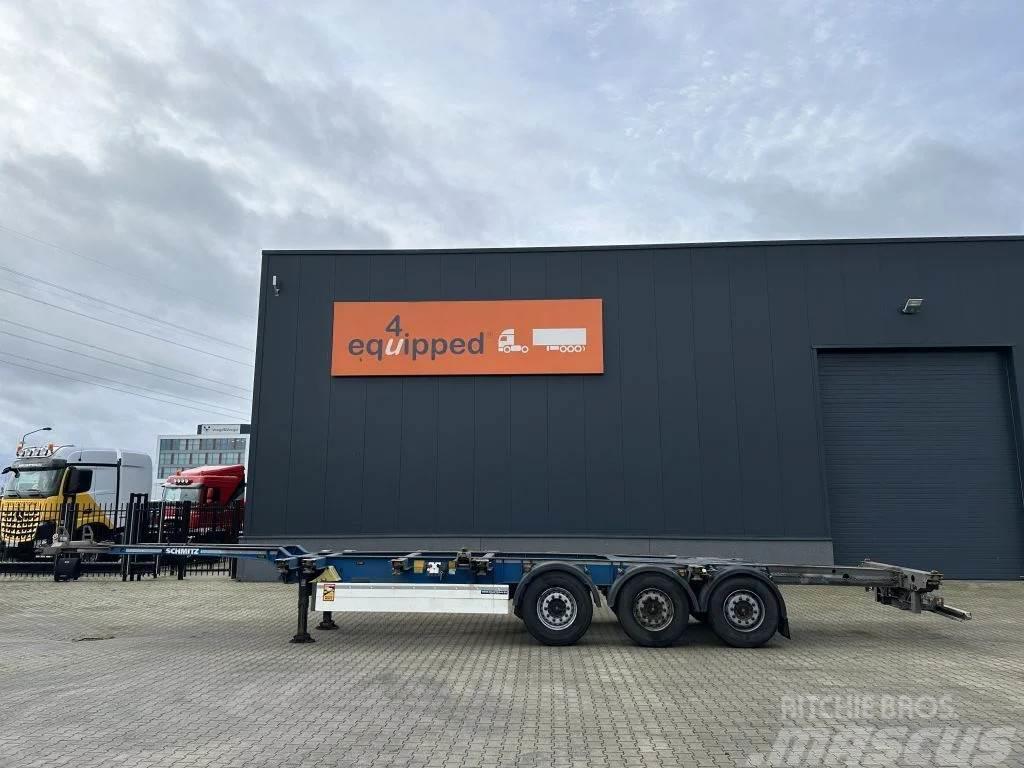 Schmitz Cargobull 45FT HC, SAF/discbrakes, liftaxle, extendable fron Containerframe semi-trailers