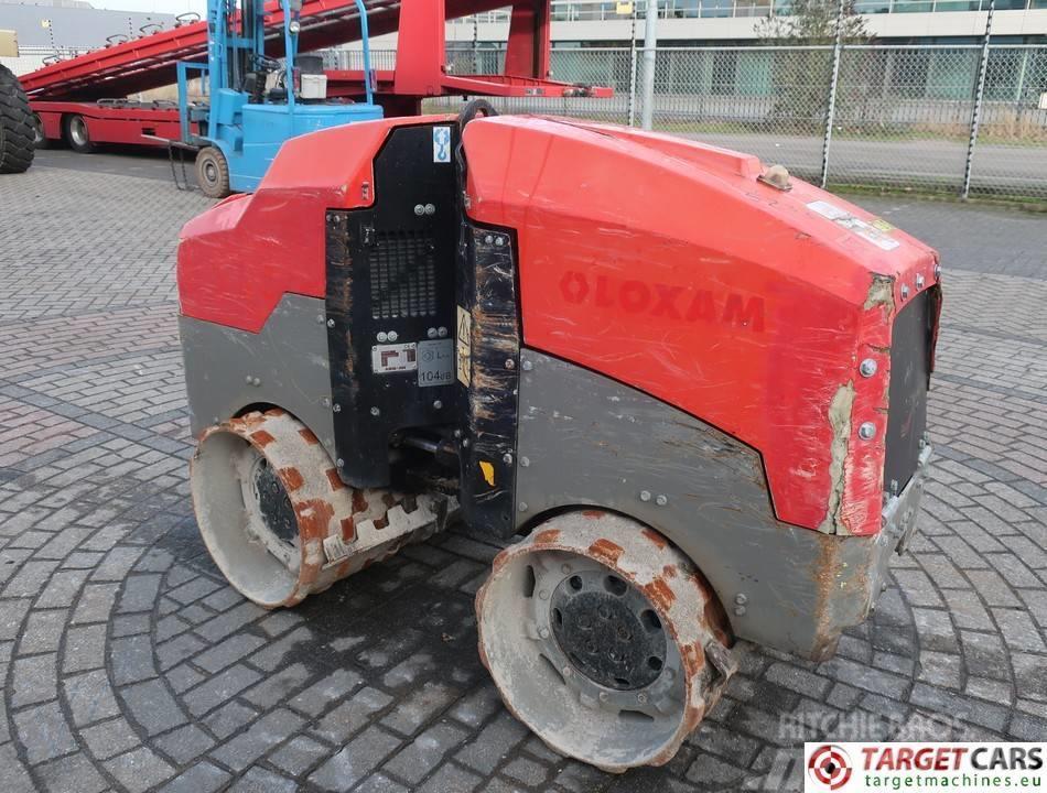 Rammax 1575 Trench Compactor Roller 85cm No Remote Twin drum rollers