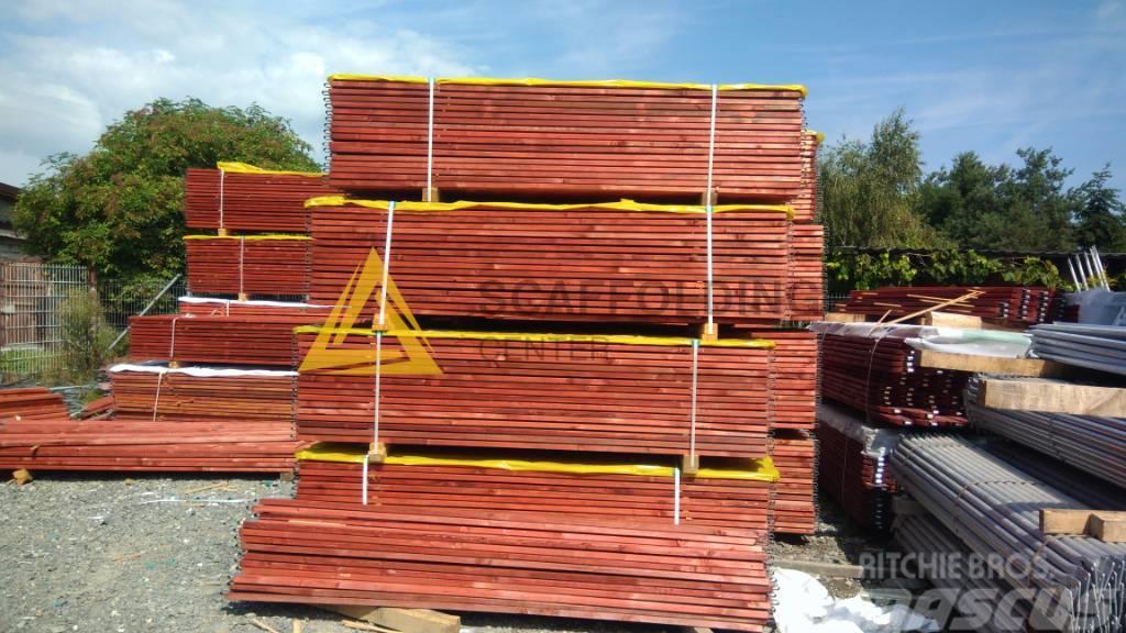  Scaffolding Gerüst 500qm T.Plettac Holz vom Herste Scaffolding equipment