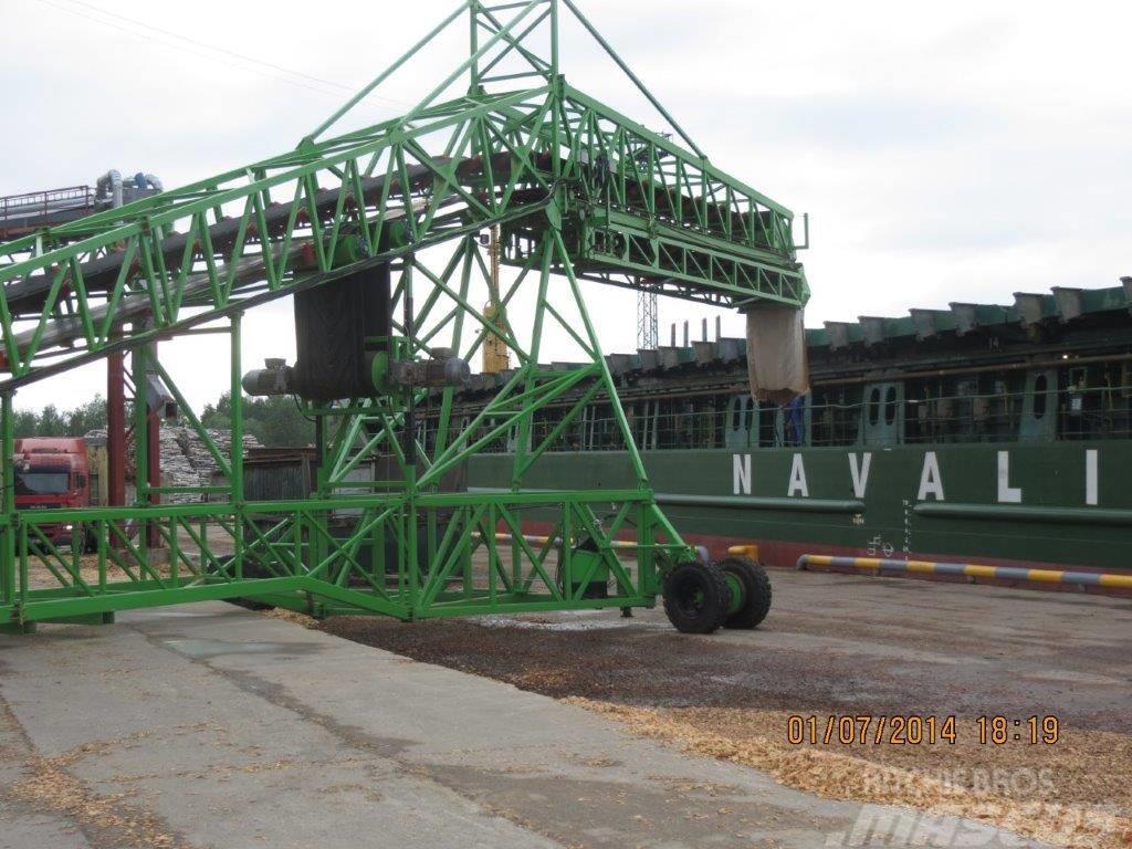  Conveier belt 1200 mm x 31 m + 15 m + Hopper Conveyors