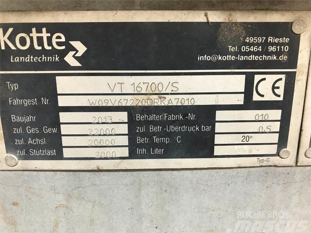 Garant VT 16700/S Manure spreaders