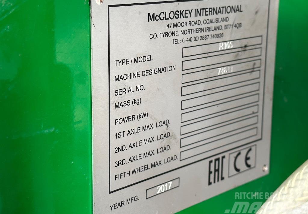 McCloskey R105 Screeners