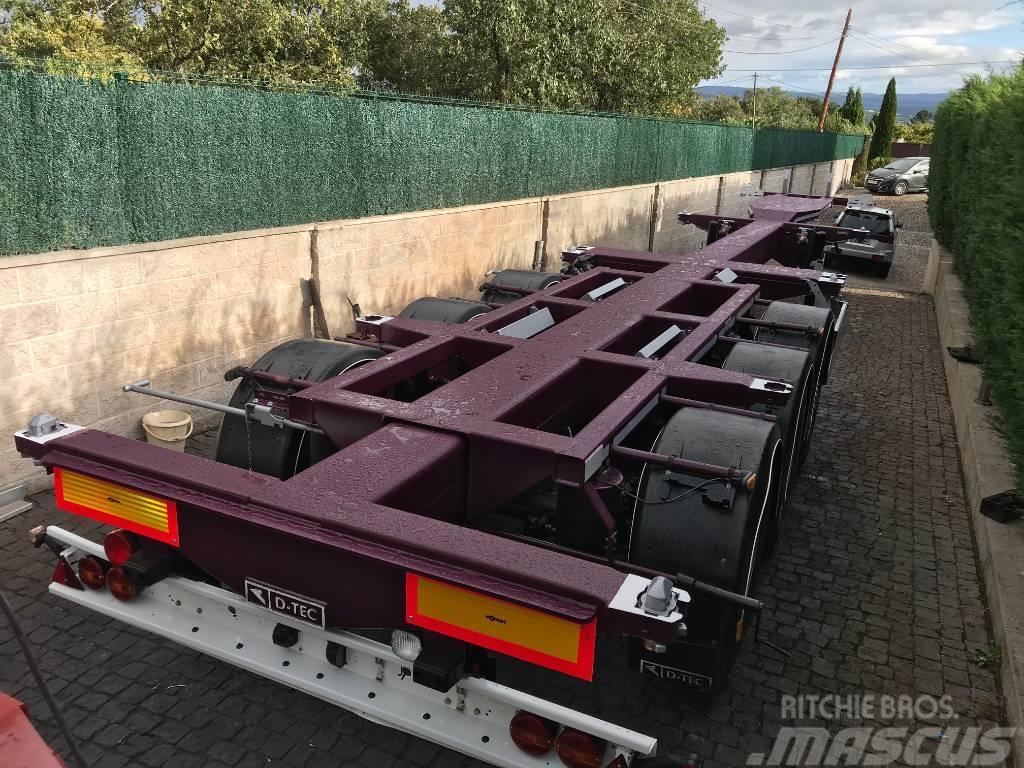  DTEC FT-43-03V Containerframe semi-trailers