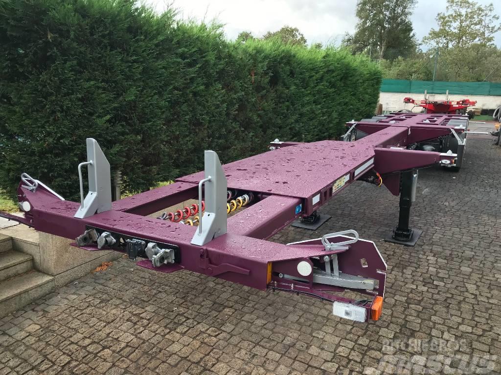  DTEC FT-43-03V Containerframe semi-trailers