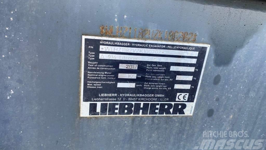 Liebherr A 914 Litronic Wheeled excavators