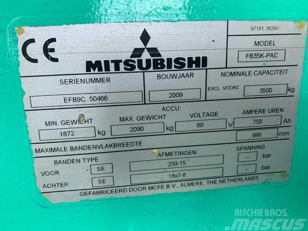 Mitsubishi FB35K-PAC Electric forklift trucks