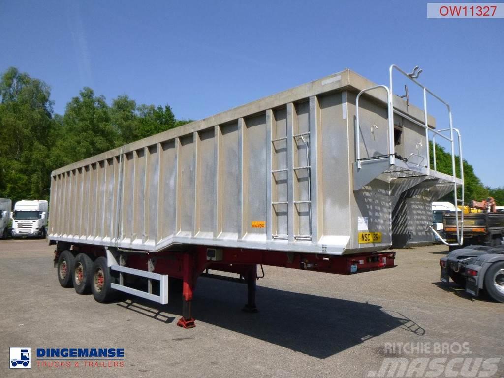 Wilcox Tipper trailer alu 55 m3 + tarpaulin Tipper semi-trailers