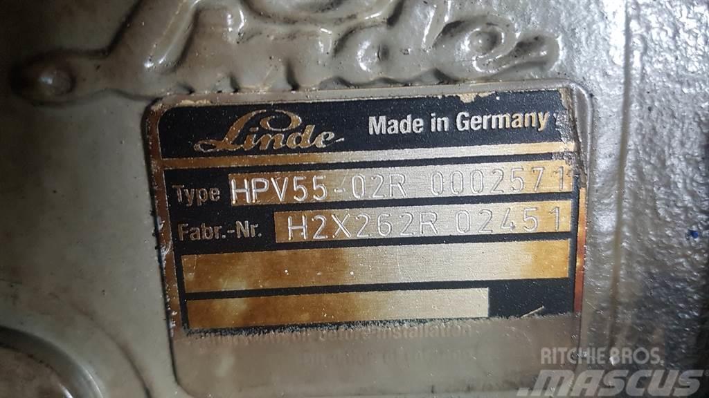 Linde HPV55-02R - Atlas 65 - Drive pump/Fahrpumpe Hydraulics