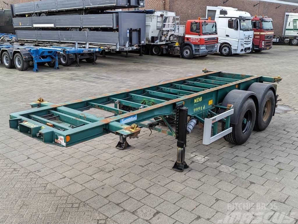  Flandria OP CC 2A 20FT 2-Assen ROR - DrumBrakes - Containerframe semi-trailers