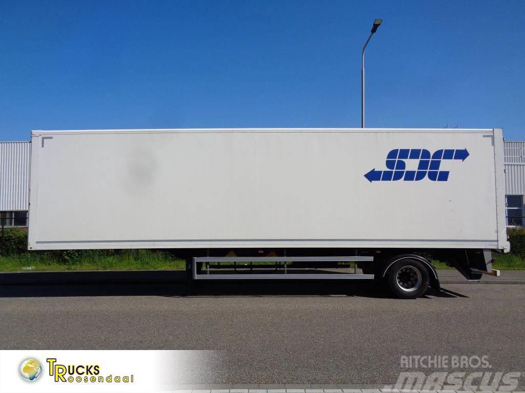  SYSTEM TRAILER GSTFS 10 + Steering axle Box body semi-trailers