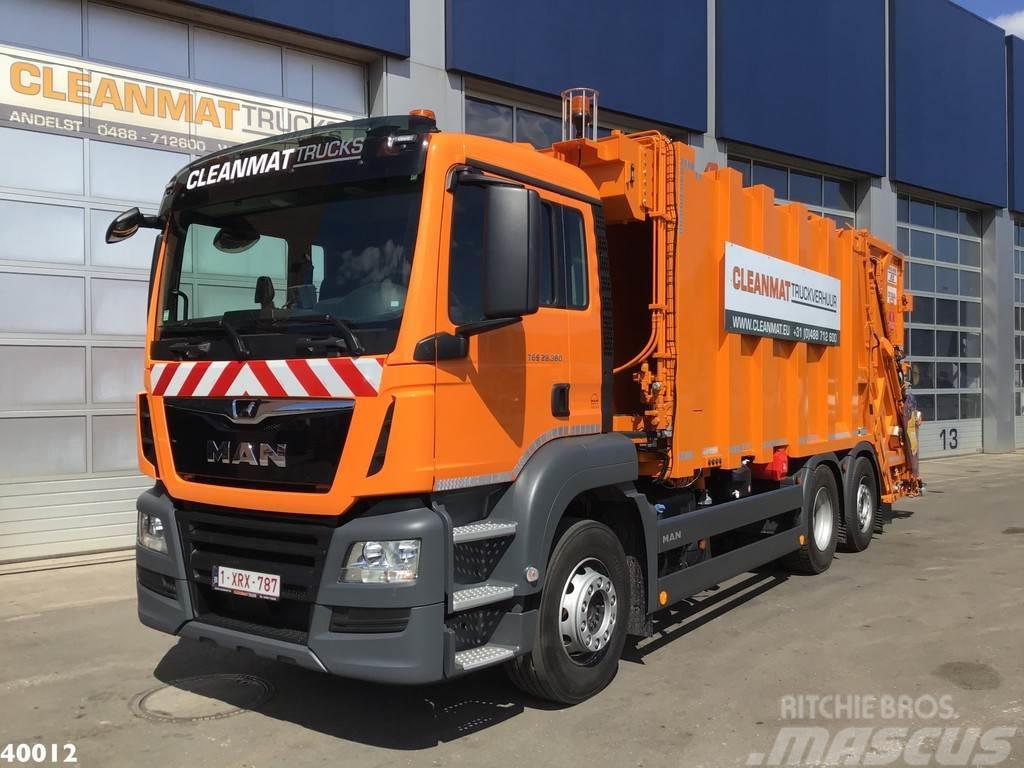 MAN TGS 28.360 VDK (9m³+13m³) SULO weighing system Waste trucks