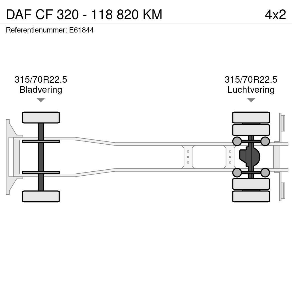 DAF CF 320 - 118 820 KM Box body trucks