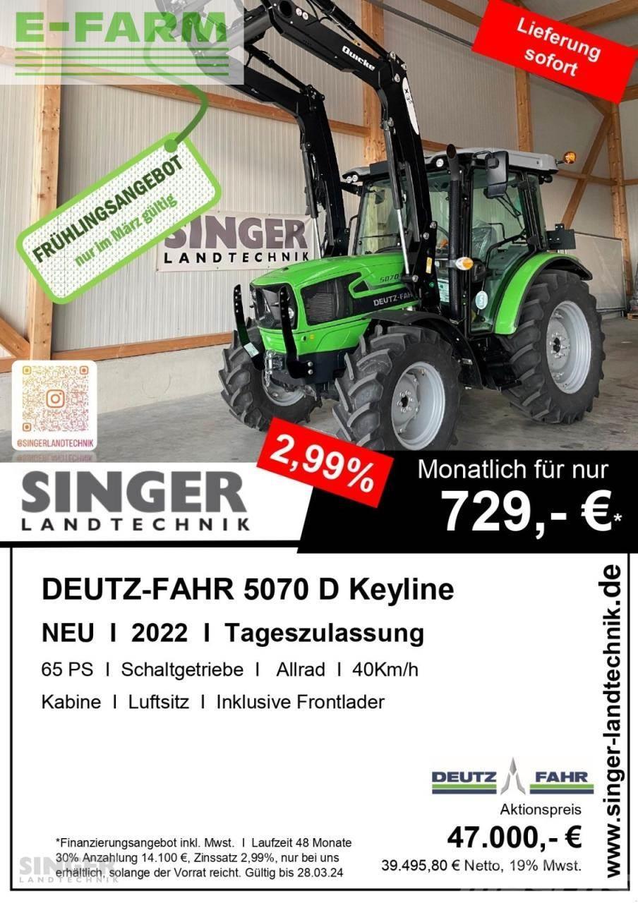 Deutz-Fahr 5070 d keyline mit frontlader - frühlingsaktion Tractors
