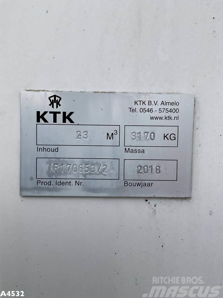  KTK 23m³ Zijlader container Special containers