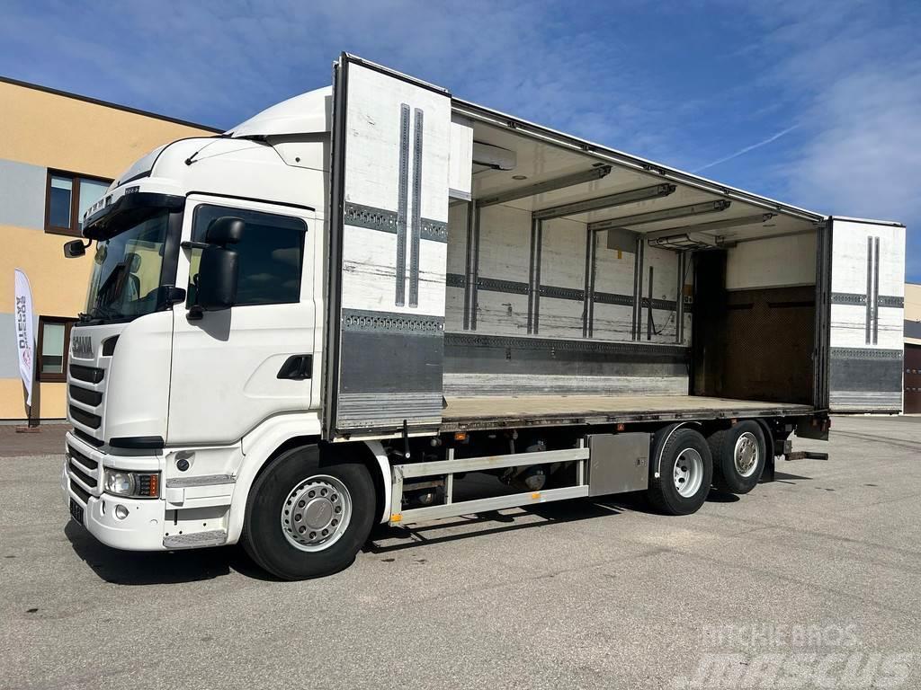 Scania G490 6X2 EURO6 + RETARDER + SIDE OPENING + CARRIER Temperature controlled trucks