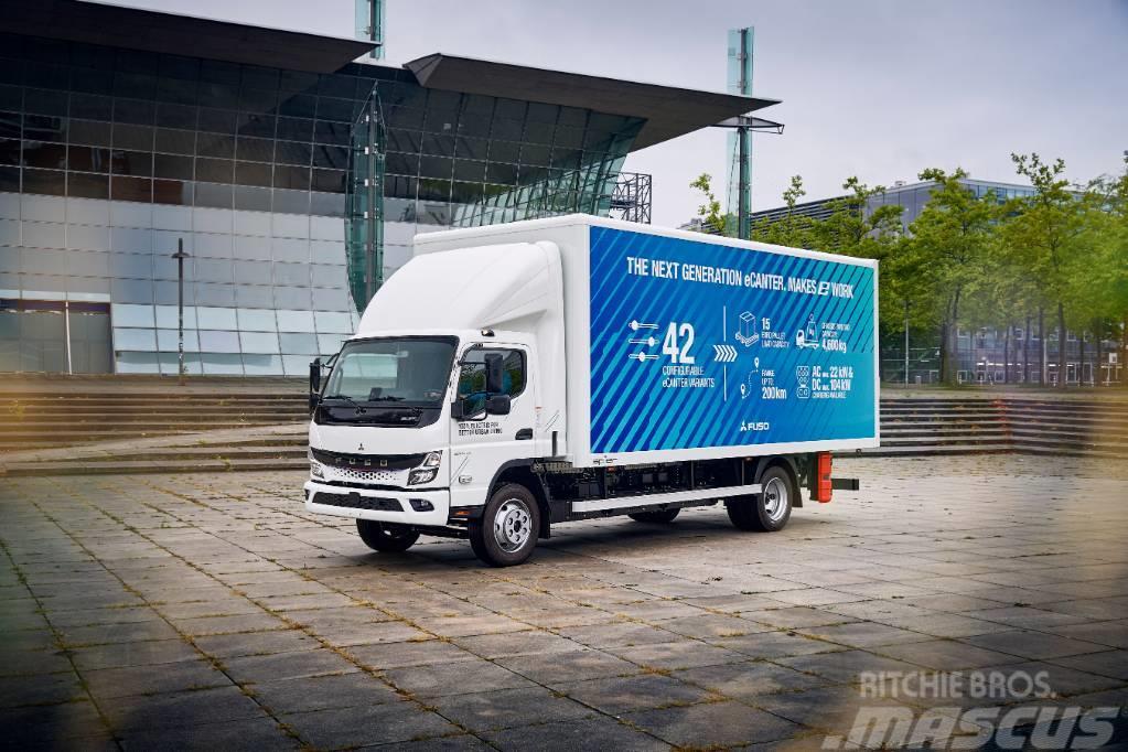 Fuso eCanter ellastbil 8,55 ton transportskåp Box body trucks