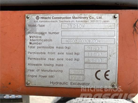 Hitachi ZX 210 W Wheeled excavators