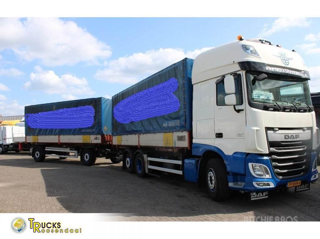 DAF XF 106.460 + Euro 6 + 6X2 + retarder + price is on Curtainsider trucks