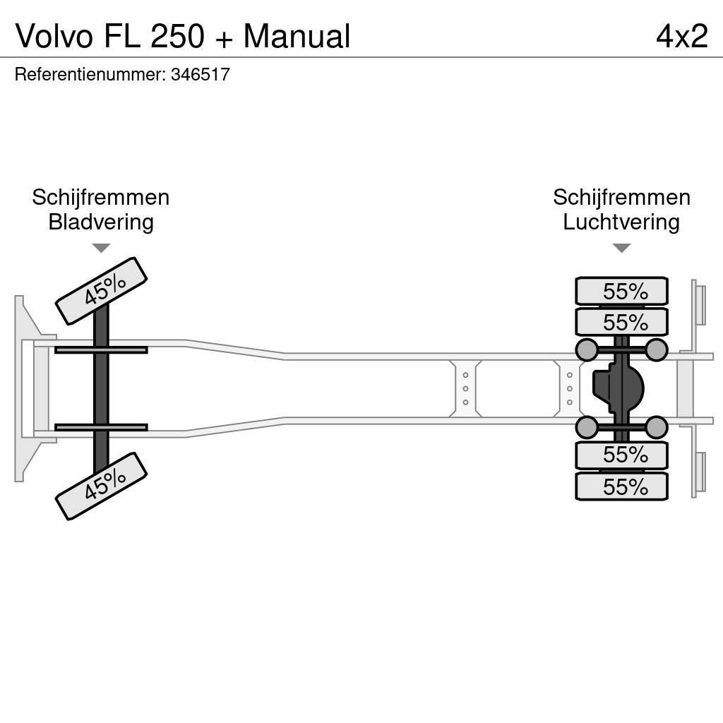 Volvo FL 250 + Manual Chassis Cab trucks