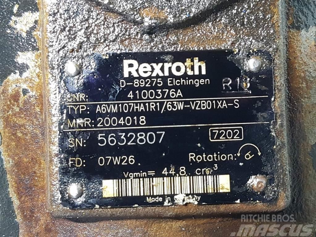 Ahlmann AZ150-Rexroth A6VM107HA1R1/63W-Drive motor Hydraulics