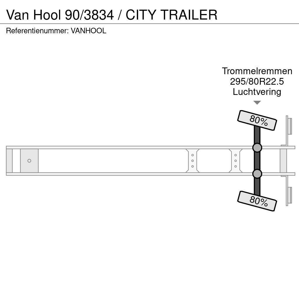Van Hool 90/3834 / CITY TRAILER Box body semi-trailers
