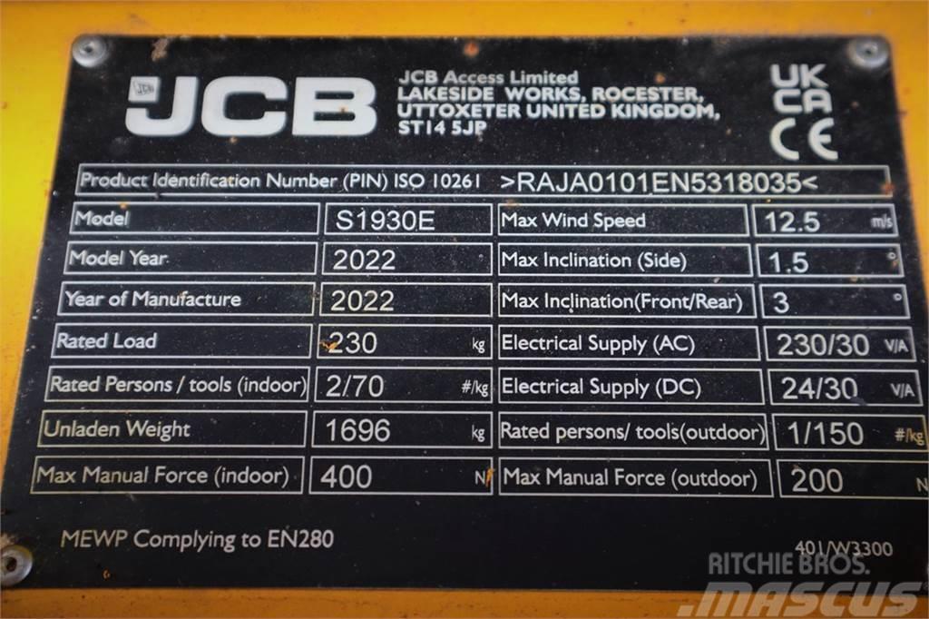 JCB S1930E Valid inspection, *Guarantee! New And Avail Scissor lifts