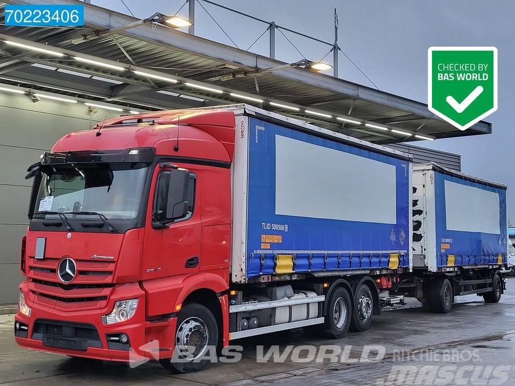 Mercedes-Benz Actros 2545 6X2 ACC StreamSpace Xenon Liftachse Re Cable lift demountable trucks