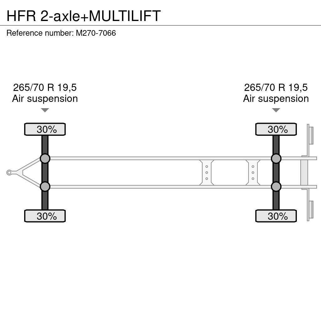 HFR 2-axle+MULTILIFT Other trailers