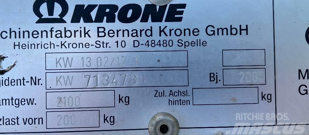 Krone KW 13.02/12 T Rakes and tedders