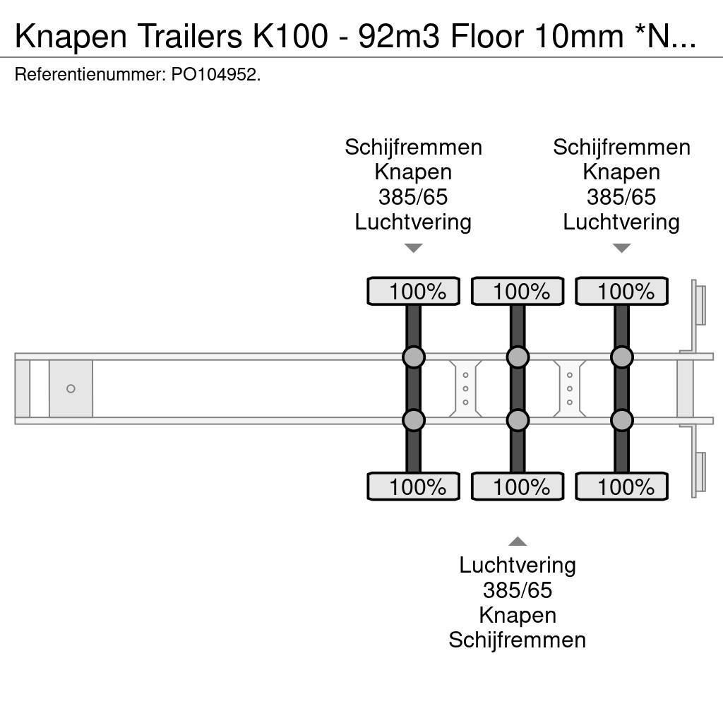 Knapen Trailers K100 - 92m3 Floor 10mm *NEW* Walking floor semi-trailers