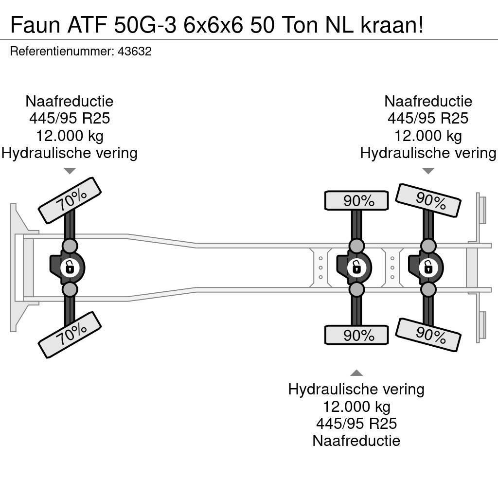 Faun ATF 50G-3 6x6x6 50 Ton NL kraan! All terrain cranes