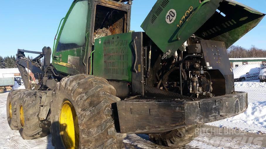 John Deere 1470D Harvester Eco 3, beaking for parts Other components