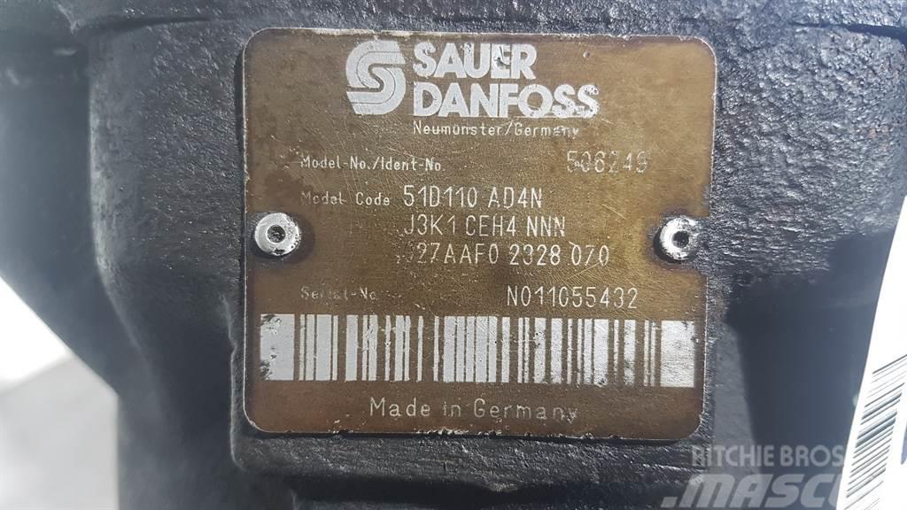 Sauer Danfoss 51D110AD4N-Drive motor/Fahrmotor/Rijmotor Hydraulics