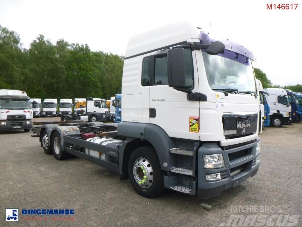 MAN TGS 26.360 Euro 5 6x2 chassis 20 ft + ADR Chassis Cab trucks