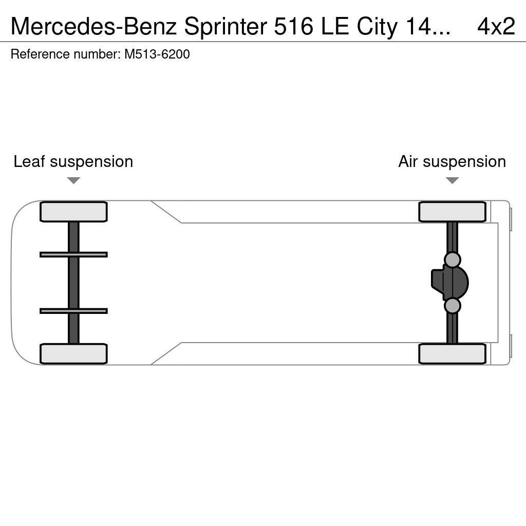 Mercedes-Benz Sprinter 516 LE City 14 PCS AVAILABLE / PASSANGERS City buses