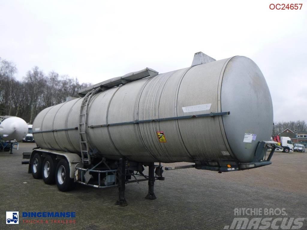 Trailor Heavy oil / bitumen tank steel 31.1 m3 / 1 comp Tanker semi-trailers