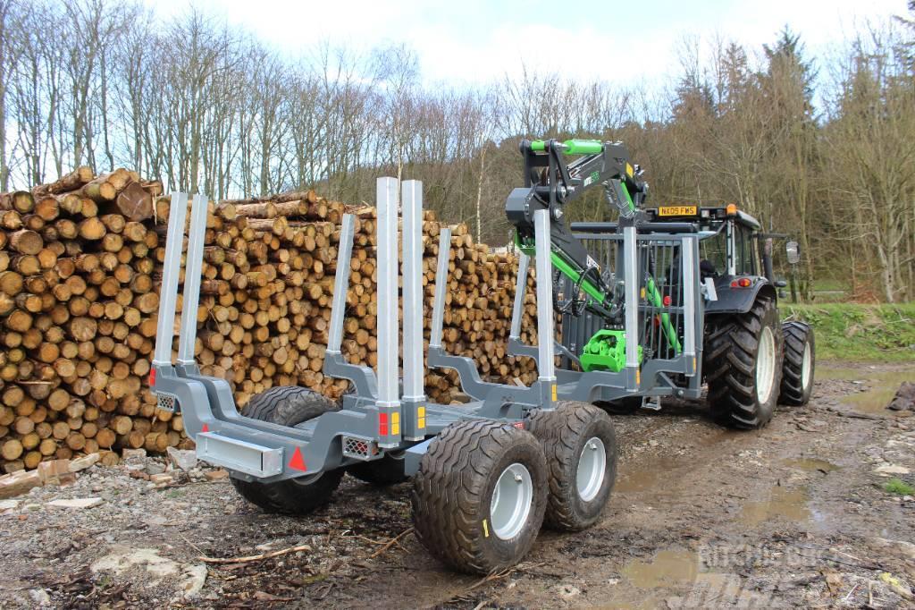 Botex XL PRO-14 Trailer with 573 Loader Ex-Display Forest trailers