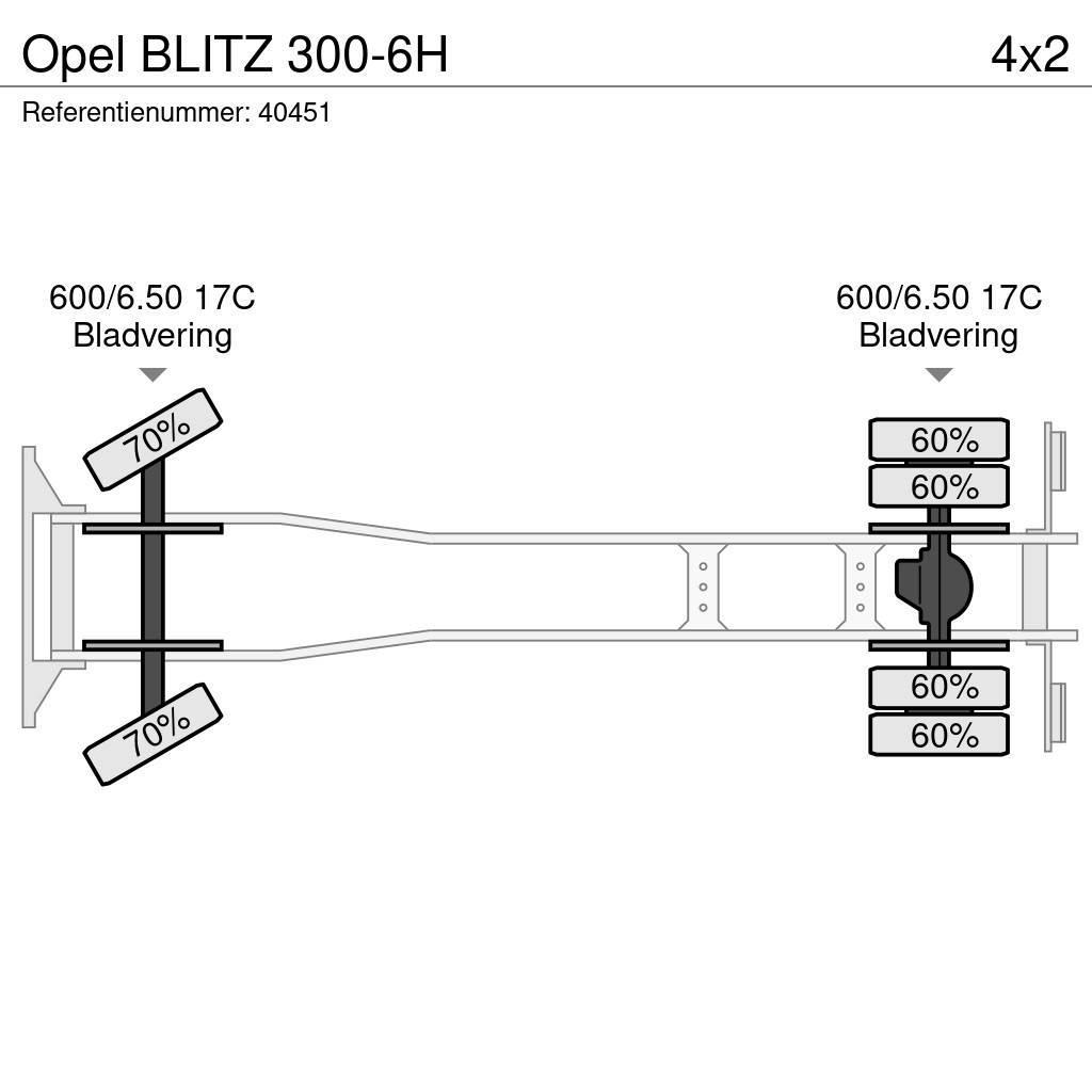 Opel BLITZ 300-6H Flatbed / Dropside trucks