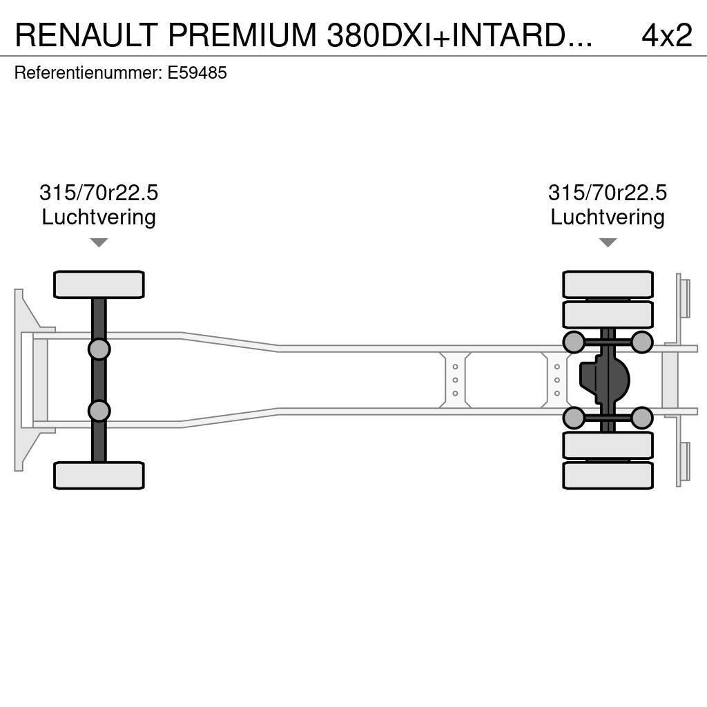 Renault PREMIUM 380DXI+INTARDER+DHOLLANDIA Cable lift demountable trucks