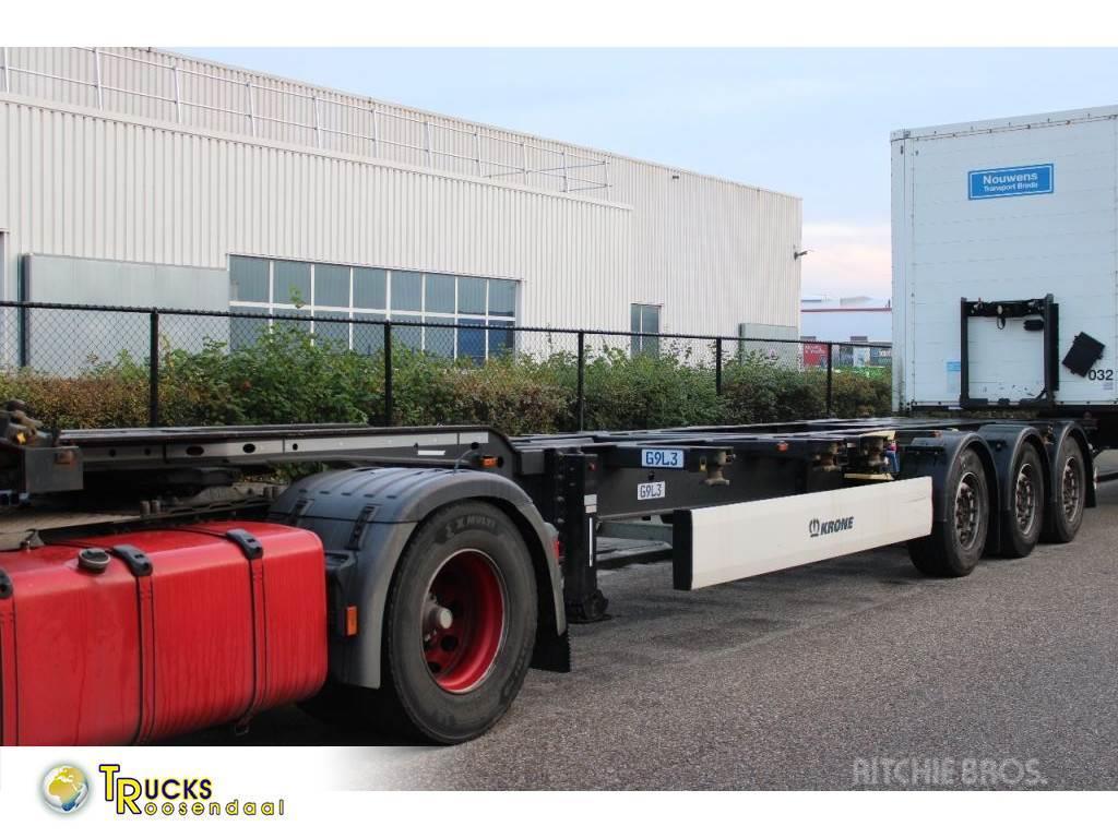 Krone 3x axle + 2x20/30/40/45ft + High Cube + BE APK 07- Containerframe semi-trailers