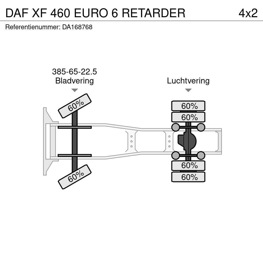 DAF XF 460 EURO 6 RETARDER Tractor Units