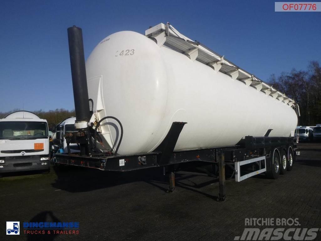 Feldbinder Powder tank alu 63 m3 (tipping) Tanker semi-trailers