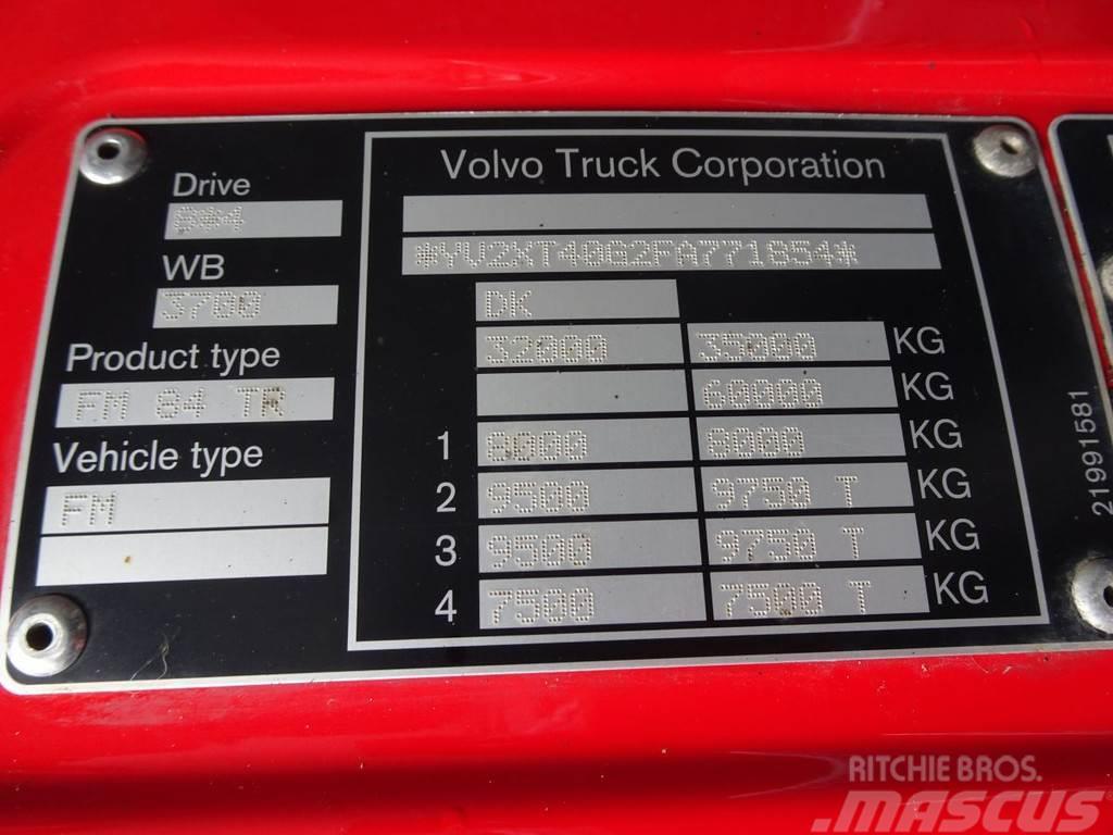 Volvo FMX 500 8x4*4 / VEB ENGINE BRAKE / HIAB HOOKLIFT Hook lift trucks