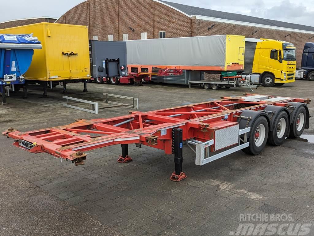 TURBO'S HOET SC33AA 3-Assen BPW - Lift Axle - Disc Containerframe semi-trailers