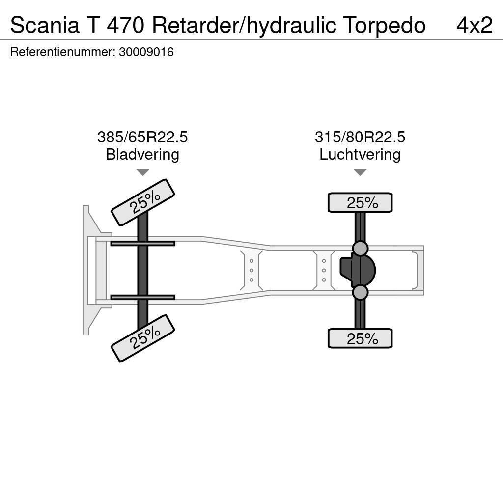 Scania T 470 Retarder/hydraulic Torpedo Tractor Units