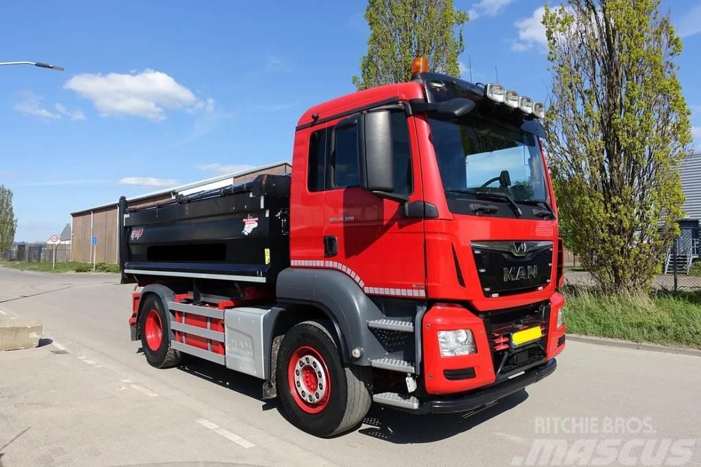 MAN TGS 18.320 EURO 6 KIPPER / LOW KM / 2 ZIJDIGE KIPP Tipper trucks