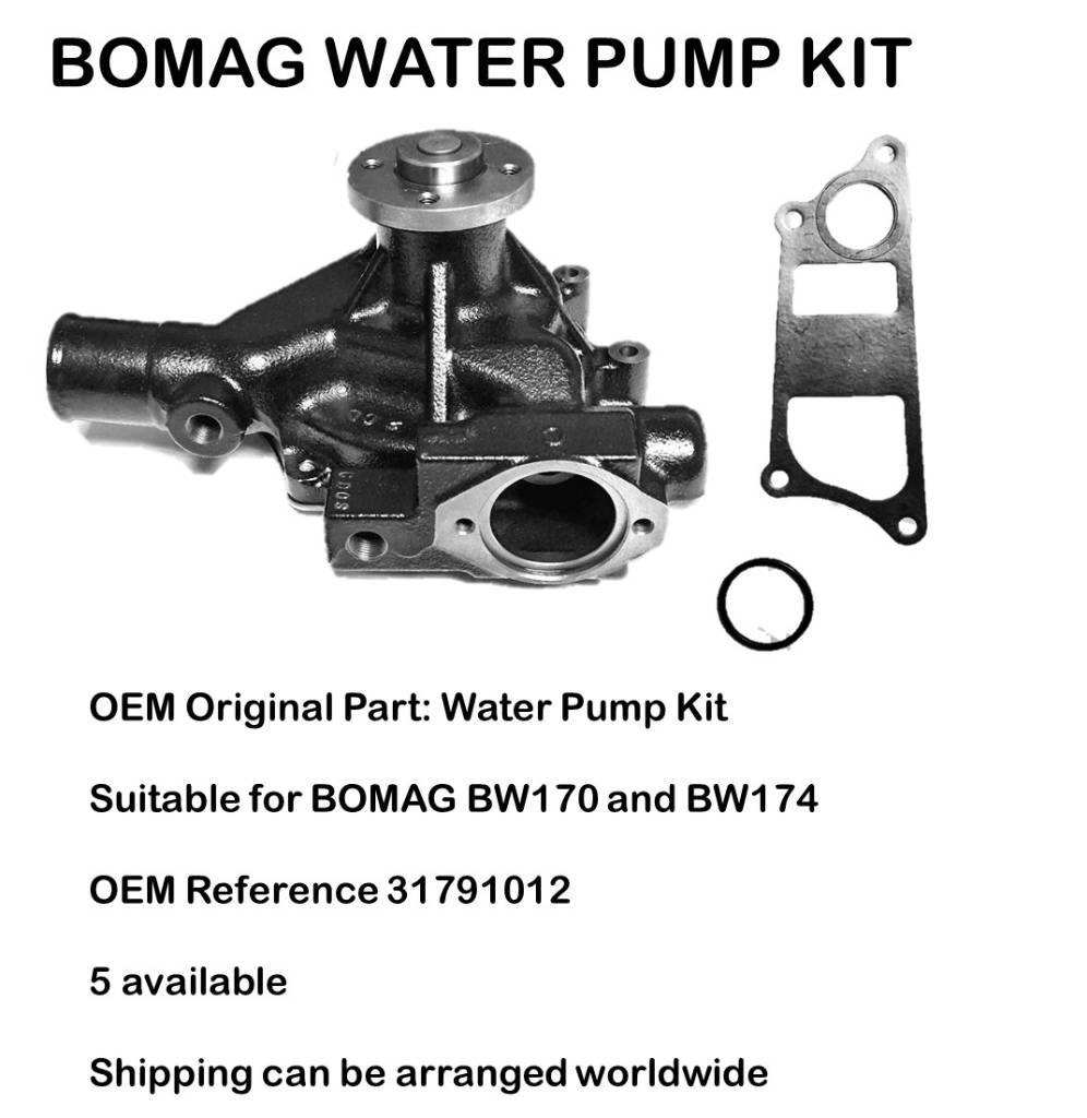 Bomag BW 170 Water Pump Hydraulics